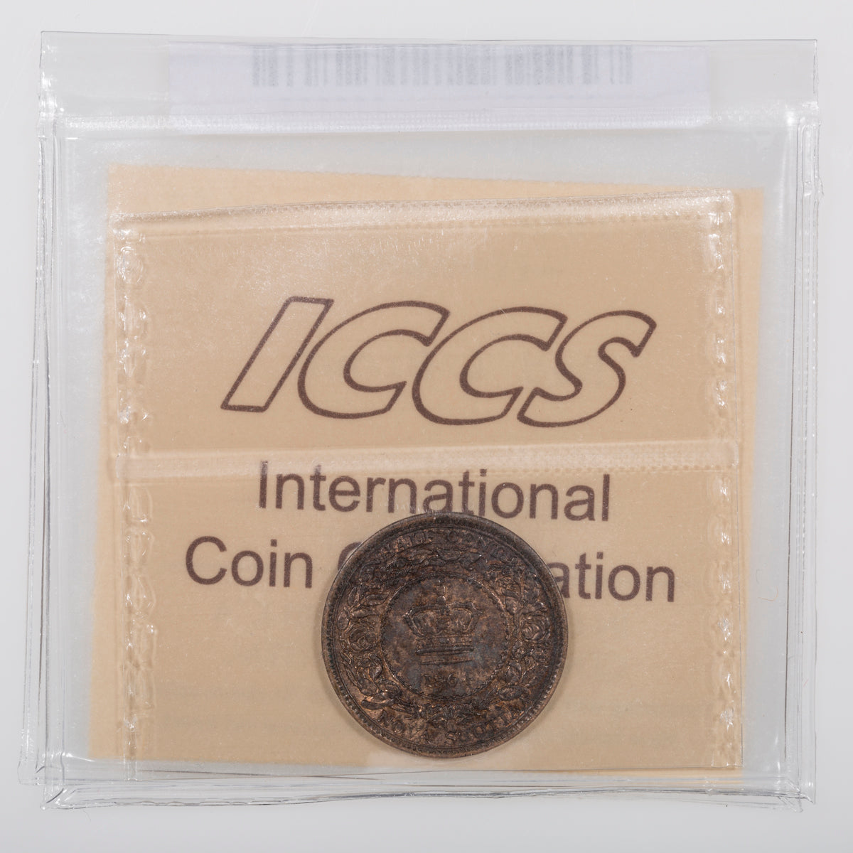 NS Half Cent 1864 ICCS MS-62 Red & Brown