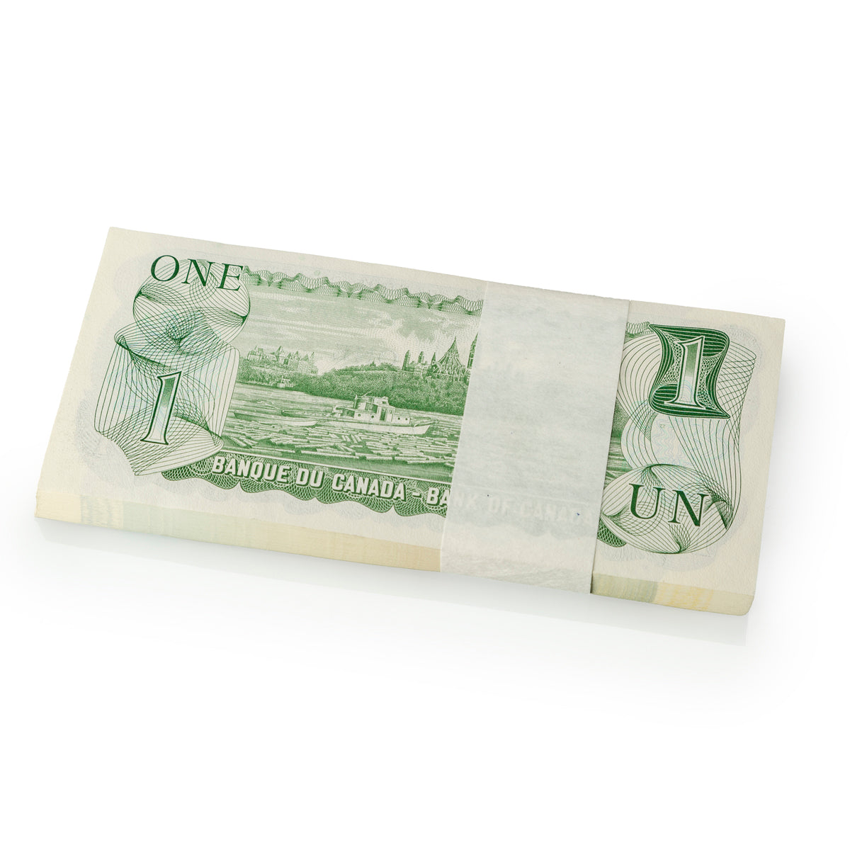 1973 $1 Choice Uncirculated Banknote Bundle Original Bank Strap (100 Consecutive Notes)