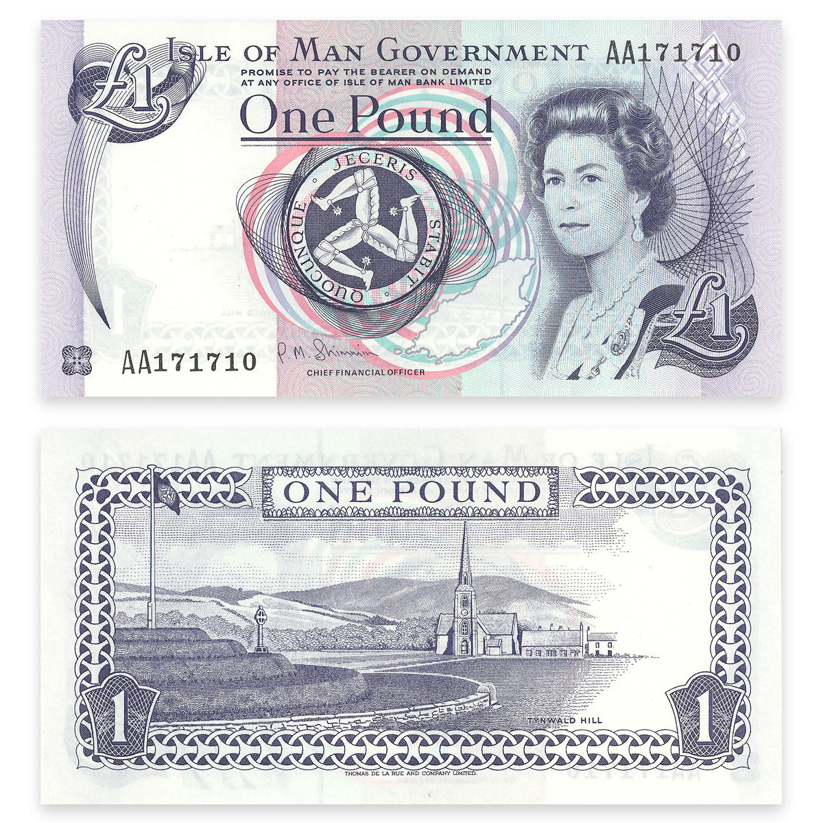 Isle of Man 1 Pound 1983 P# 40c GUNC-65