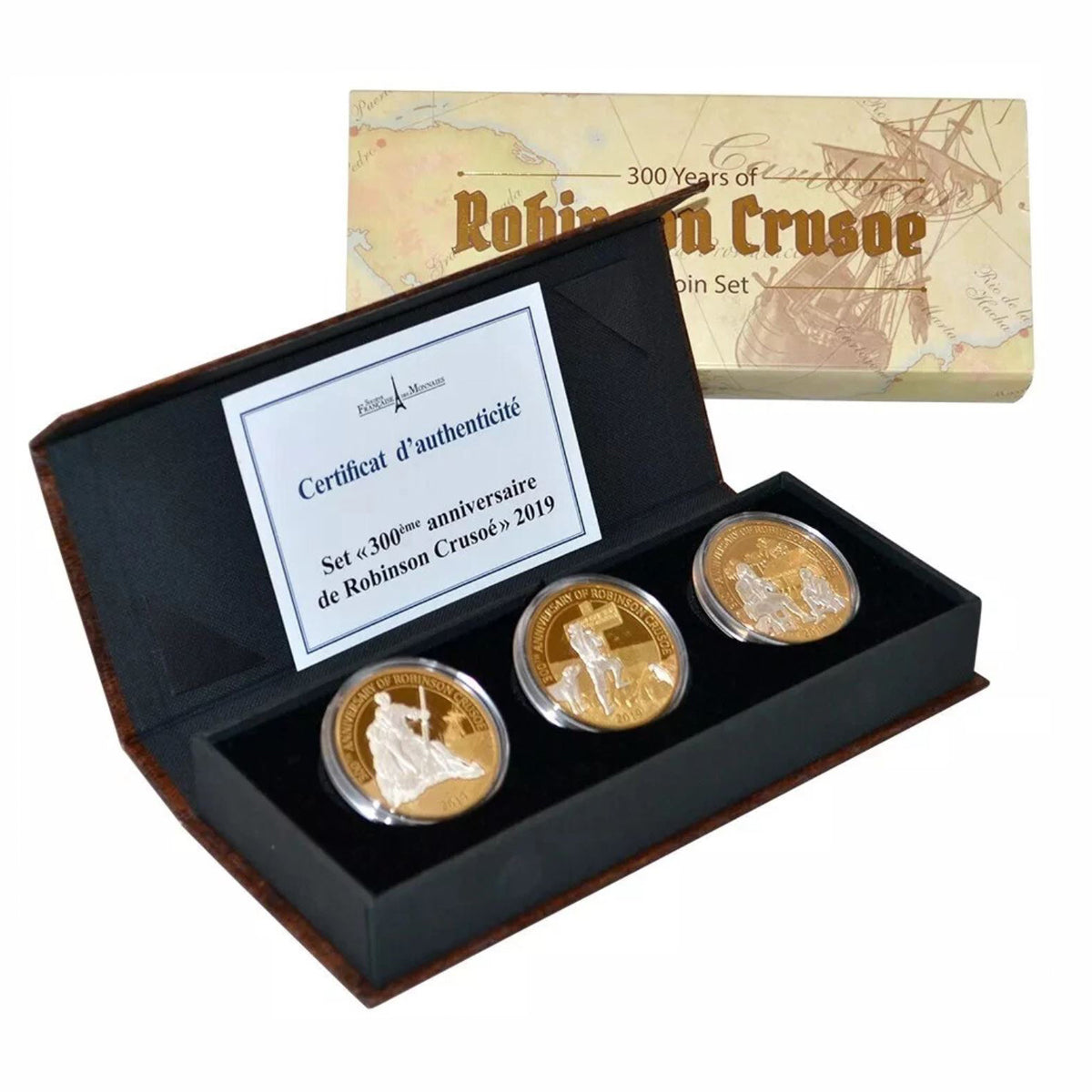 2019 25 Cent 300 Years of Robinson Crusoe - Coin Set