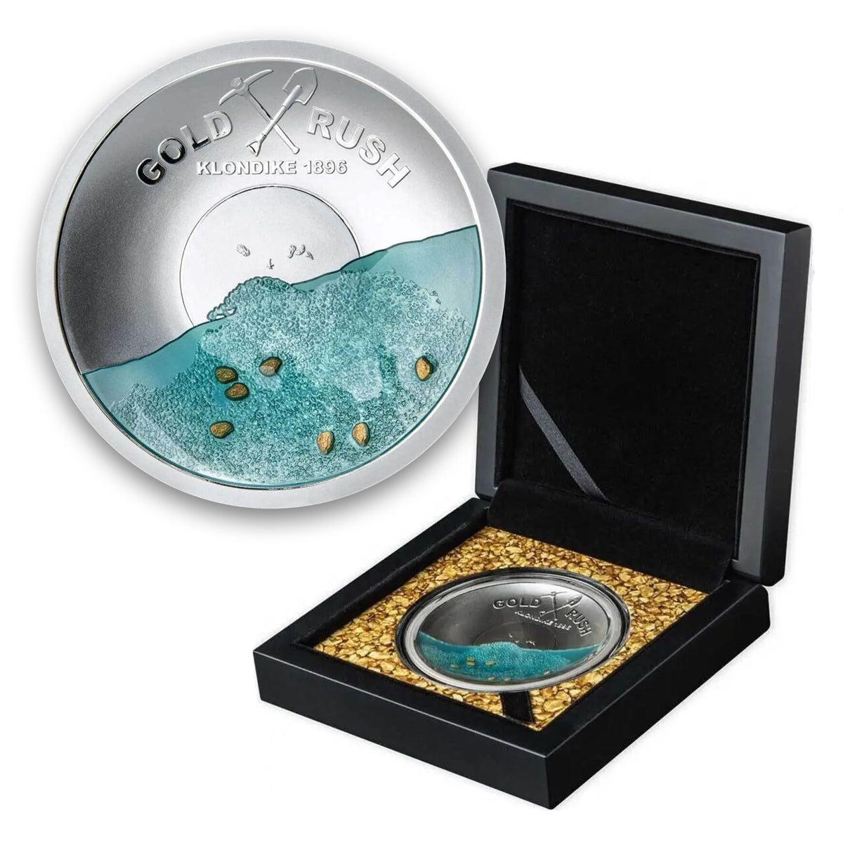2021 $5 Gold Rush - Pure Silver Coin