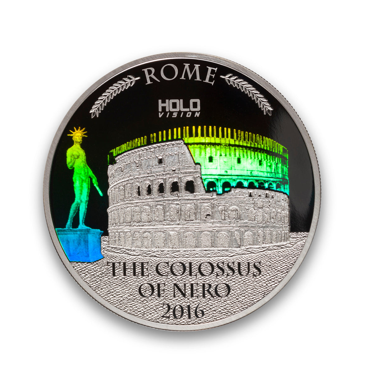 2016 $5 Holo Vision: The Colossus of Nero - Pure Silver Coin