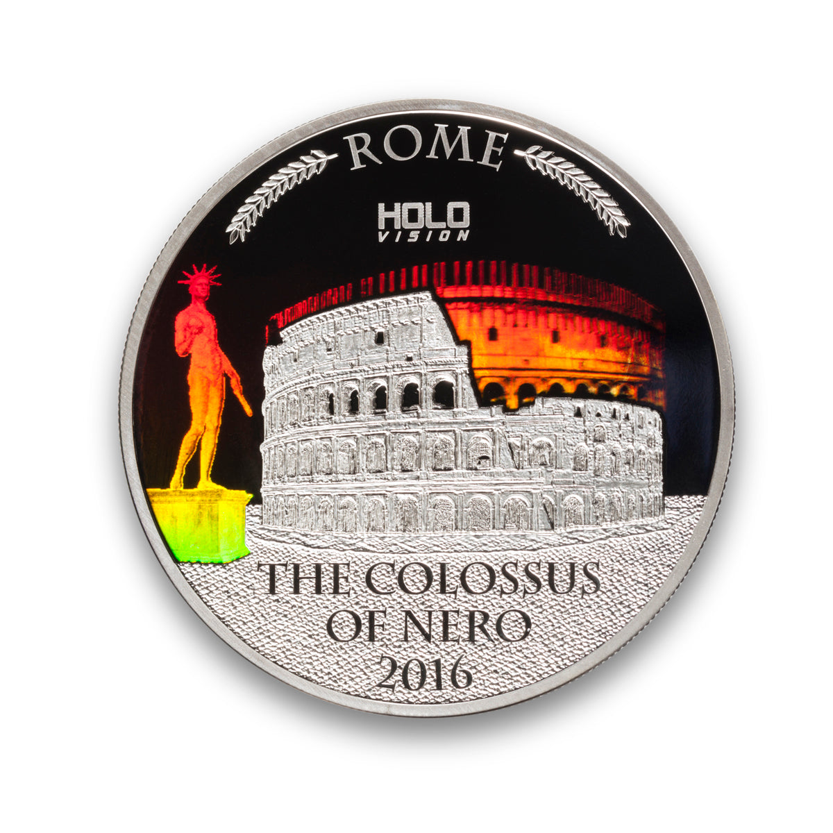 2016 $5 Holo Vision: The Colossus of Nero - Pure Silver Coin
