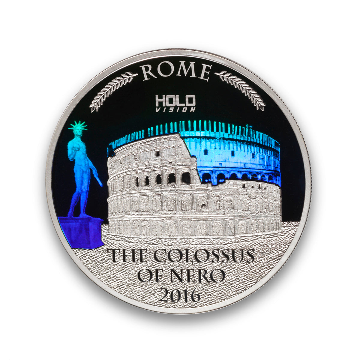 2016 $5 Holo Vision: The Colossus of Nero - Pure Silver Coin
