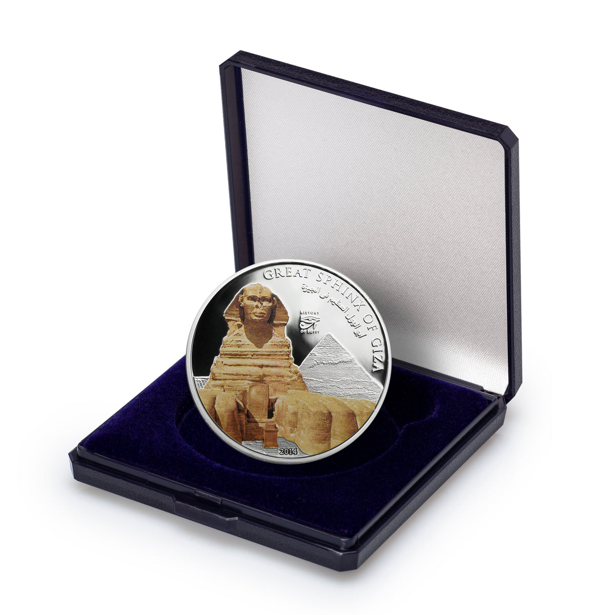 2014 $5 History of Egypt: Sphinx - Sterling Silver Coin