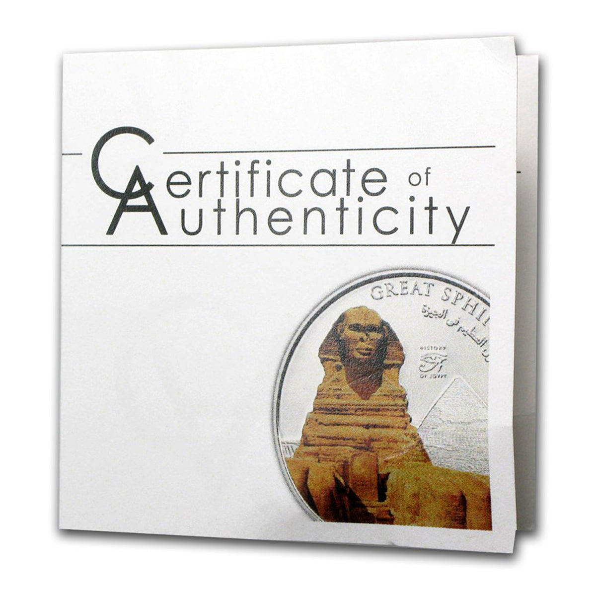 2014 $5 History of Egypt: Sphinx - Sterling Silver Coin