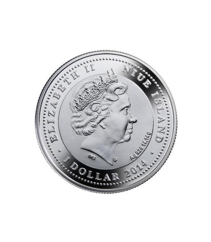 2014 $1 Triple Happiness - Sterling Silver Coin