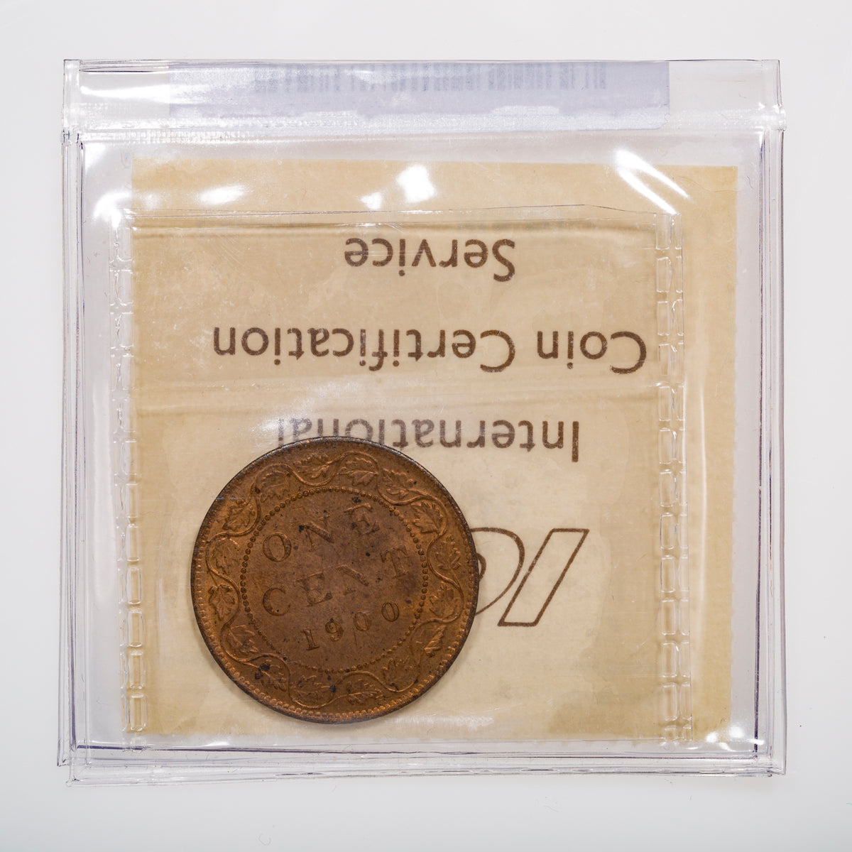 1 Cent 1900H ICCS MS-65 Red