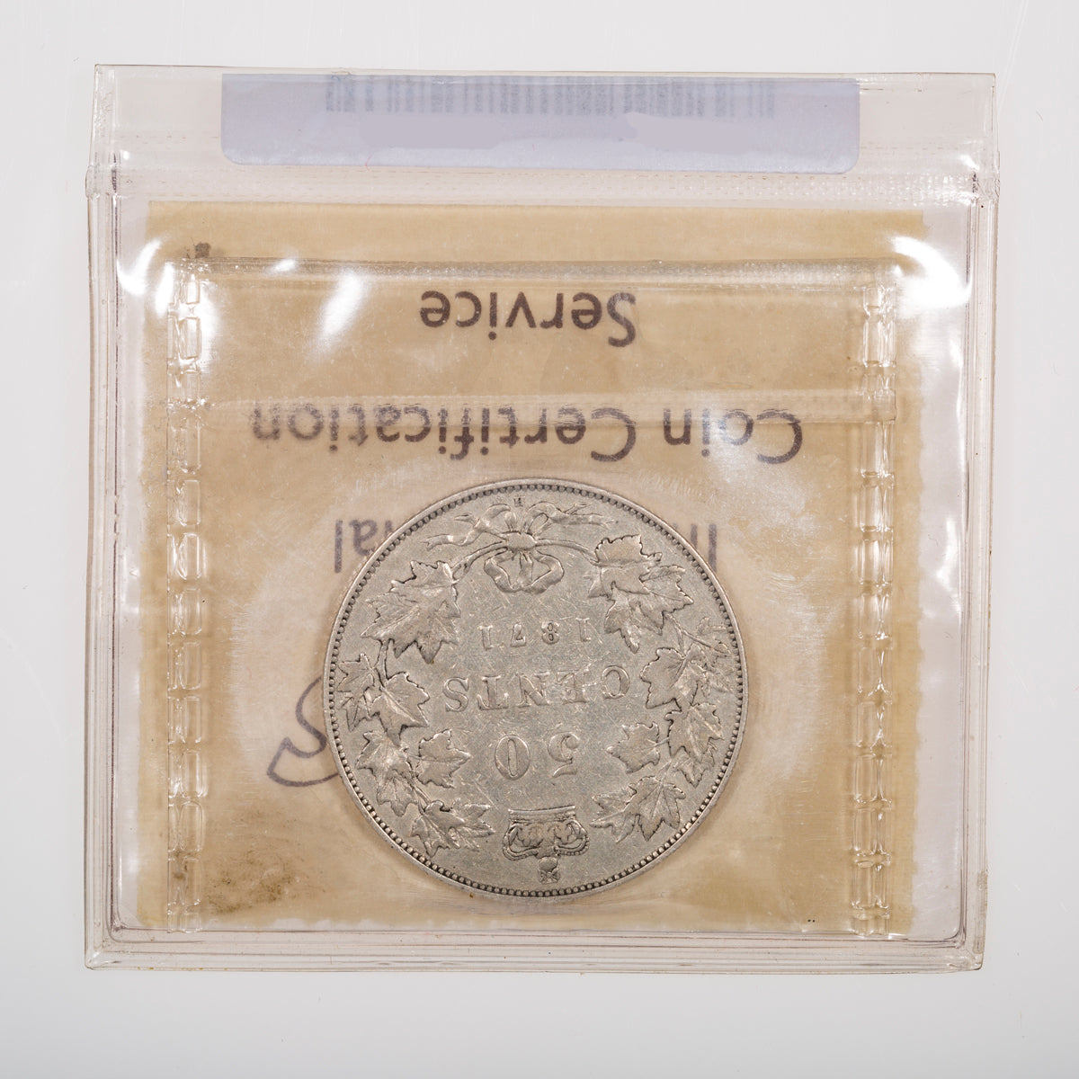 50 Cent 1871H ICCS F-12