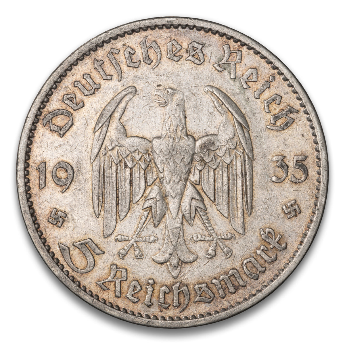 Germany Silver 5 Reichsmark 1935 A