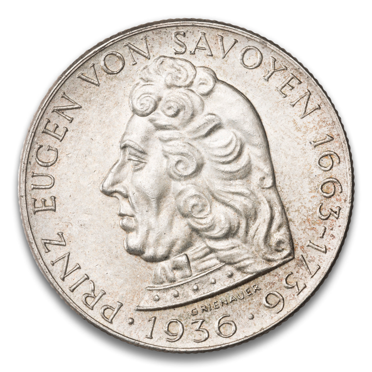 Austria Silver 2 Schilling 1936