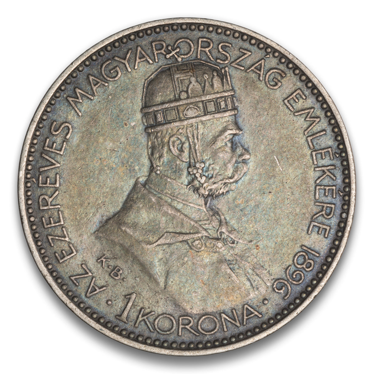 Hungary Silver 1 Korona 1896