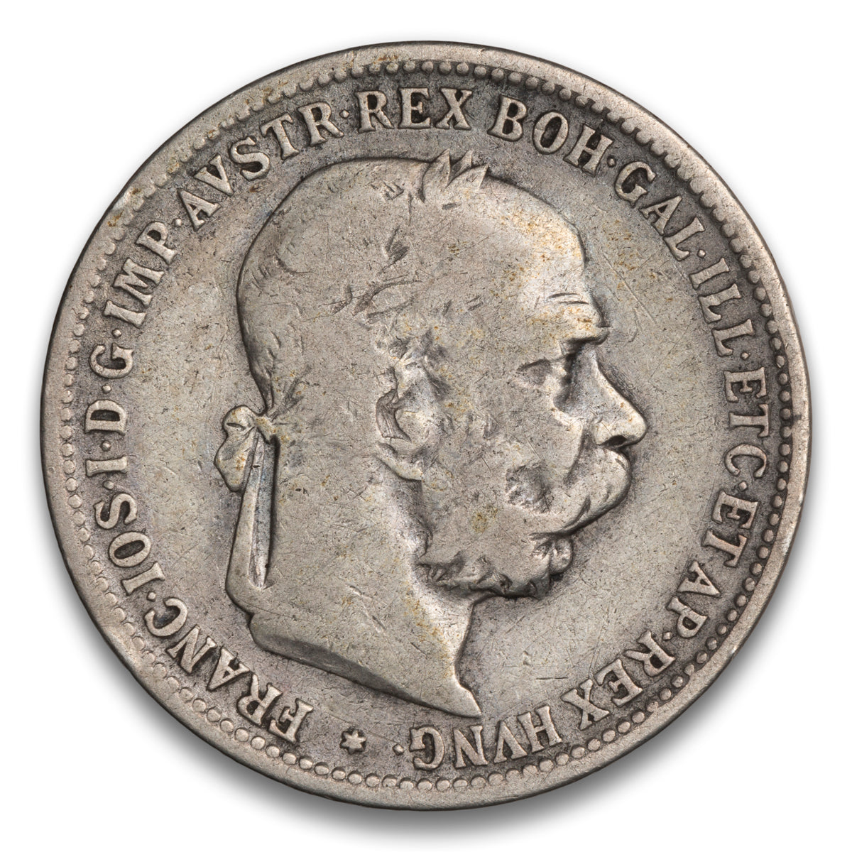 Austria Silver 1 Corona 1893