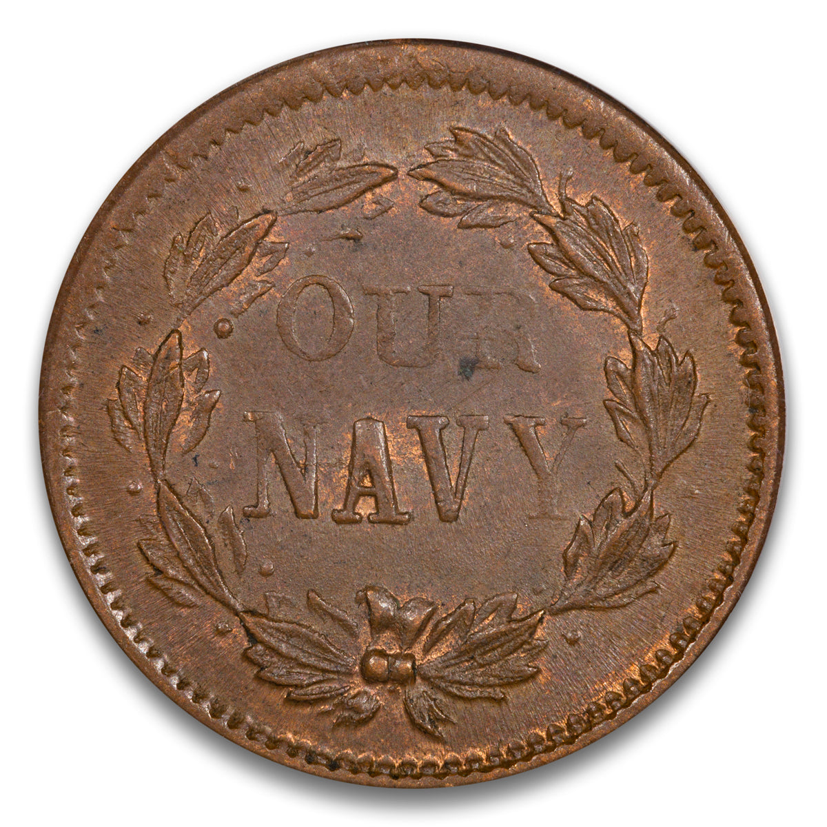 US Patriotic Civil War Token 1863 F-41/337a ANACS AU-58