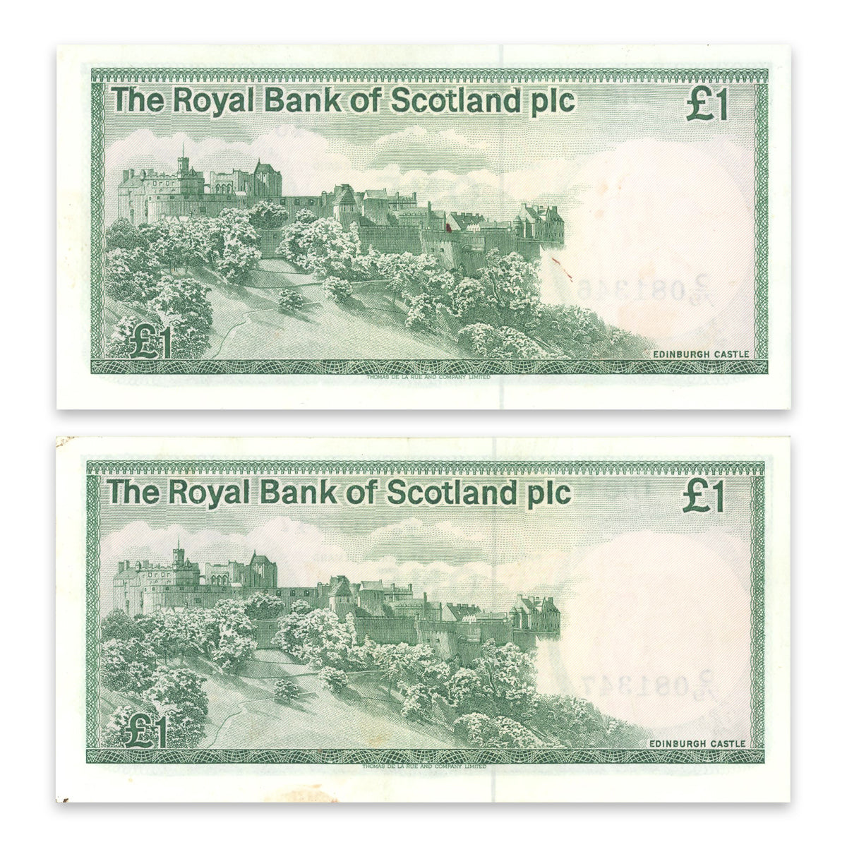Scotland - Royal Bank of Scotland 1 Pound 1986 P# 341Ab EF-40