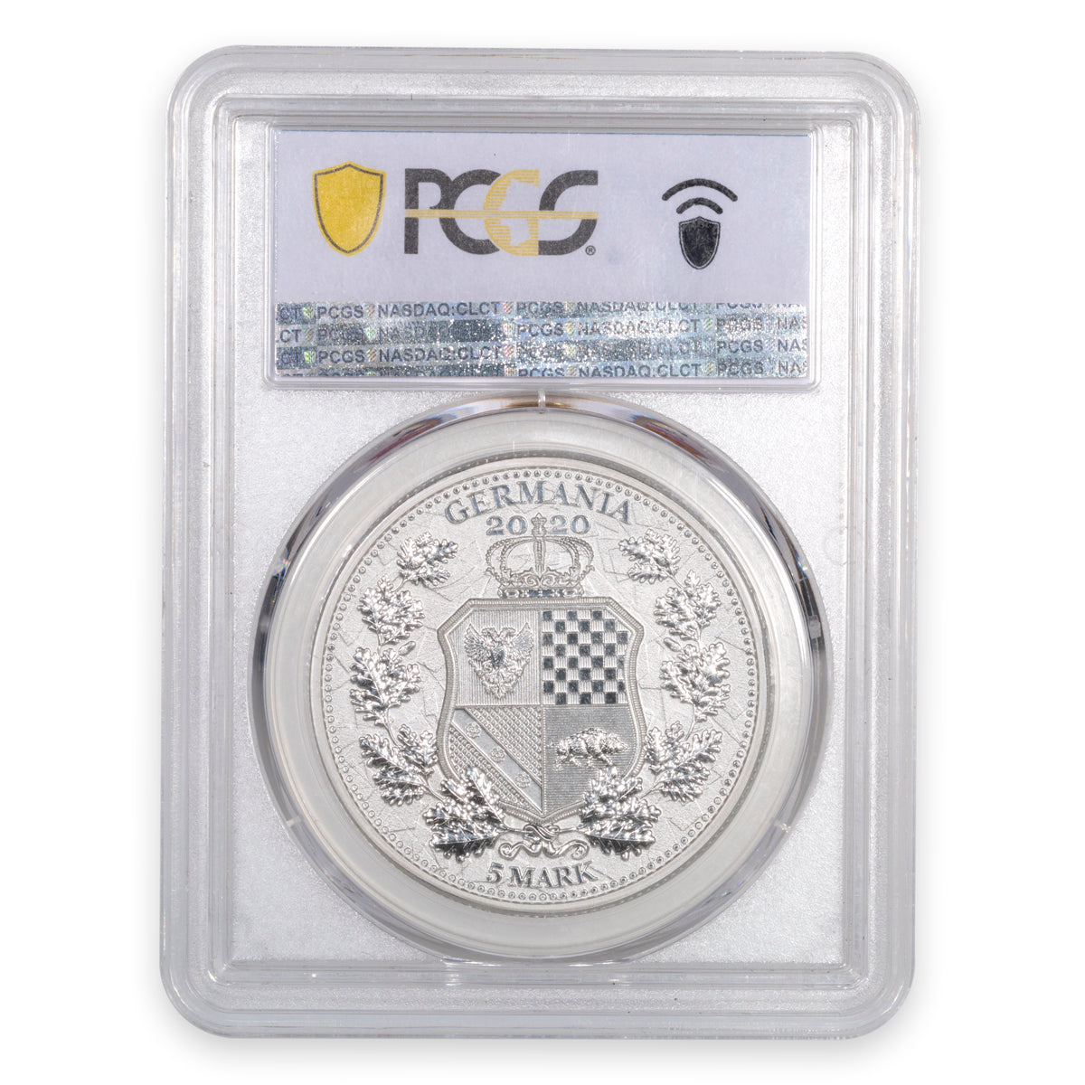 Germany - Germania Mint Fantasy Issue The Allegories: Italia & Germania 1 oz Silver 5 Mark 2020 MS-70 First Strike