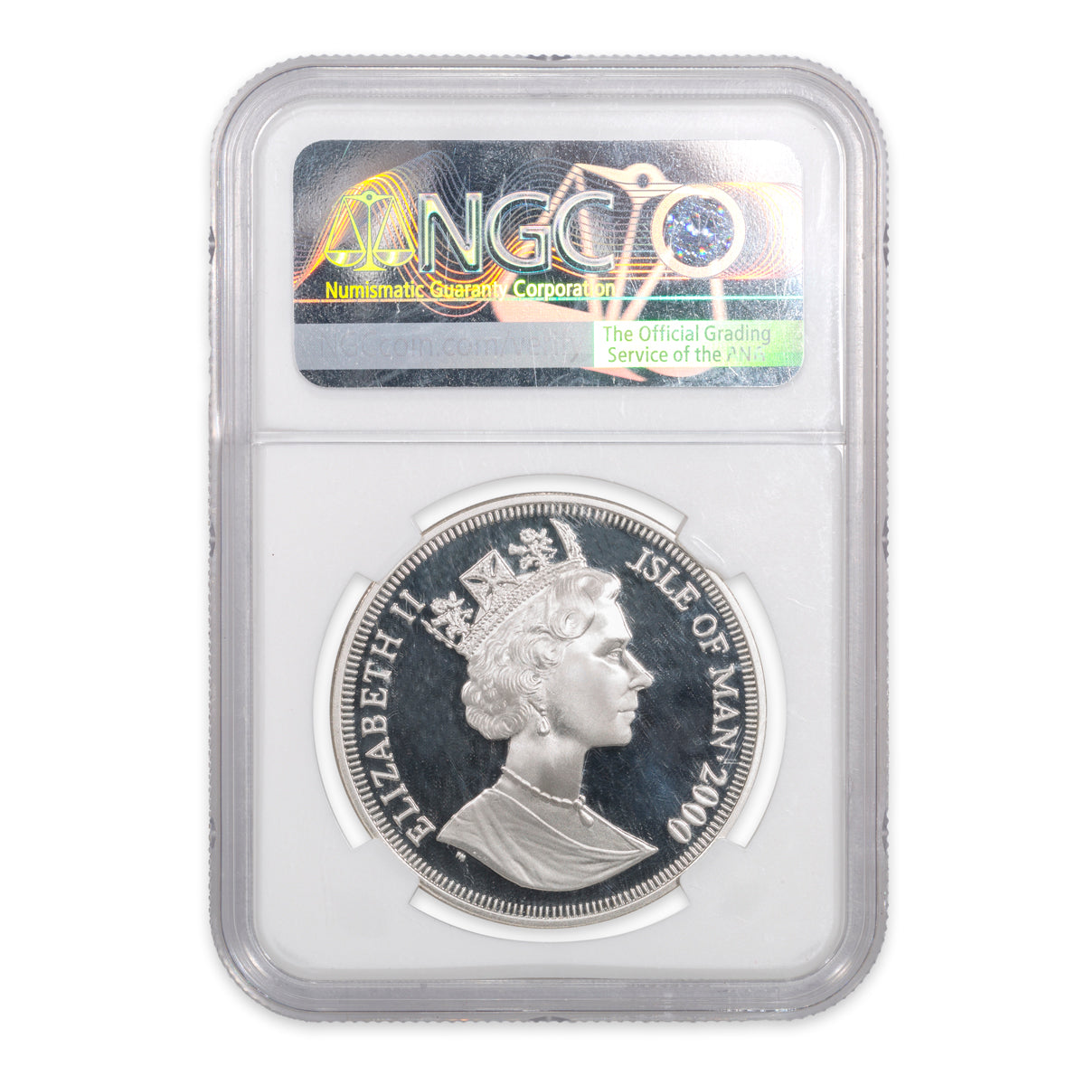 Isle of Man Millennium Silver Crown 2000 MS-70 Ultra Cameo