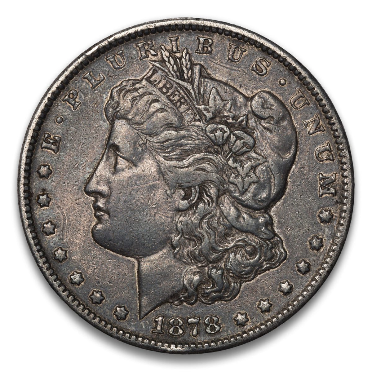 US $1 Morgan 1878CC VAM 4 Non-Certified VF-25