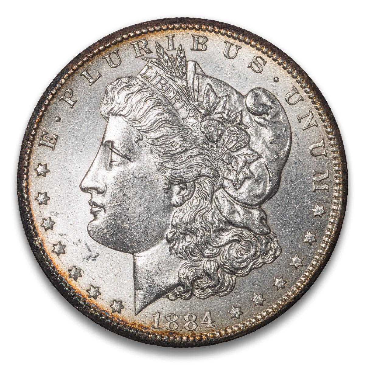 US $1 Morgan 1884CC VAM 2 Non-Certified MS-64