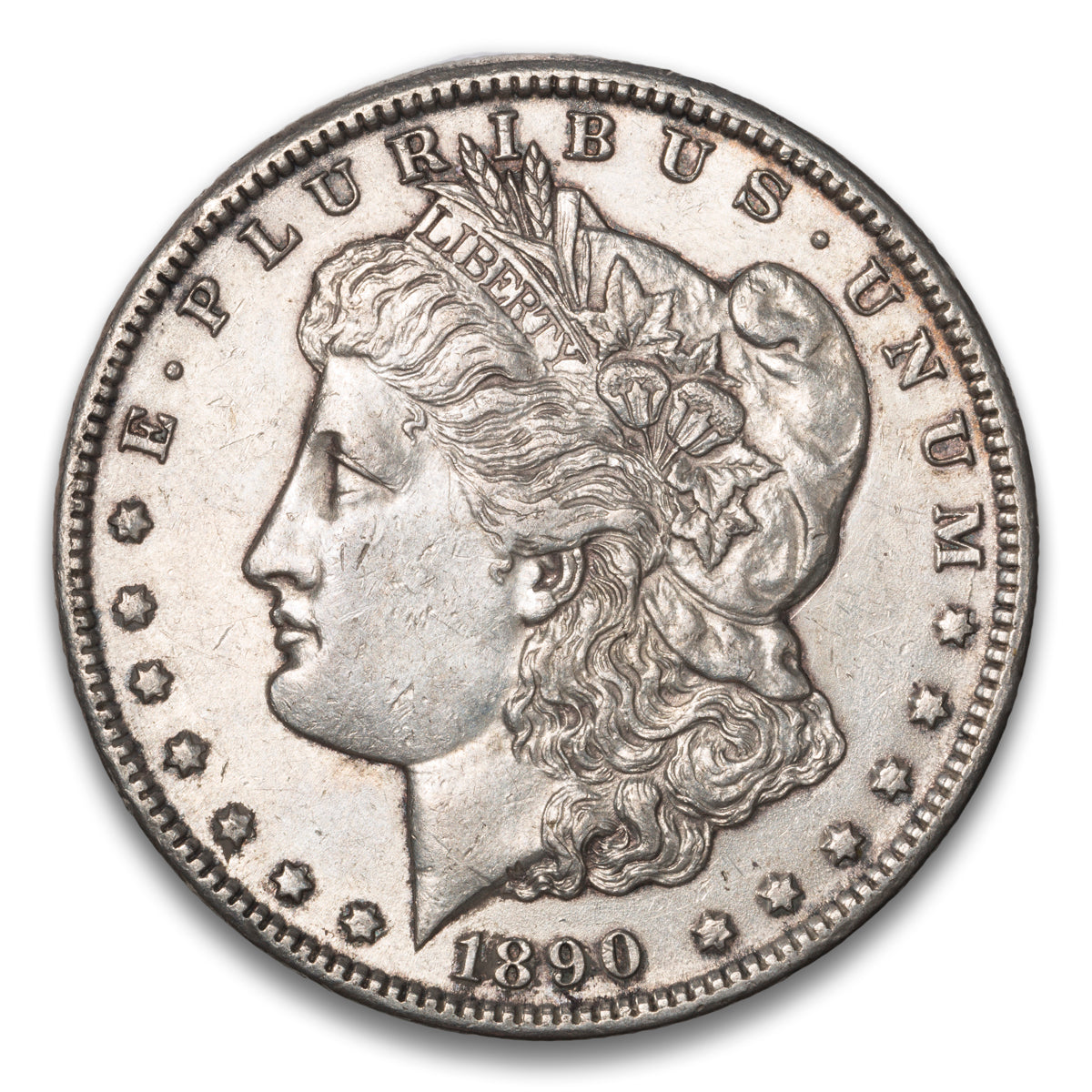 US $1 Morgan 1890CC VAM 7 Non-Certified VF-35