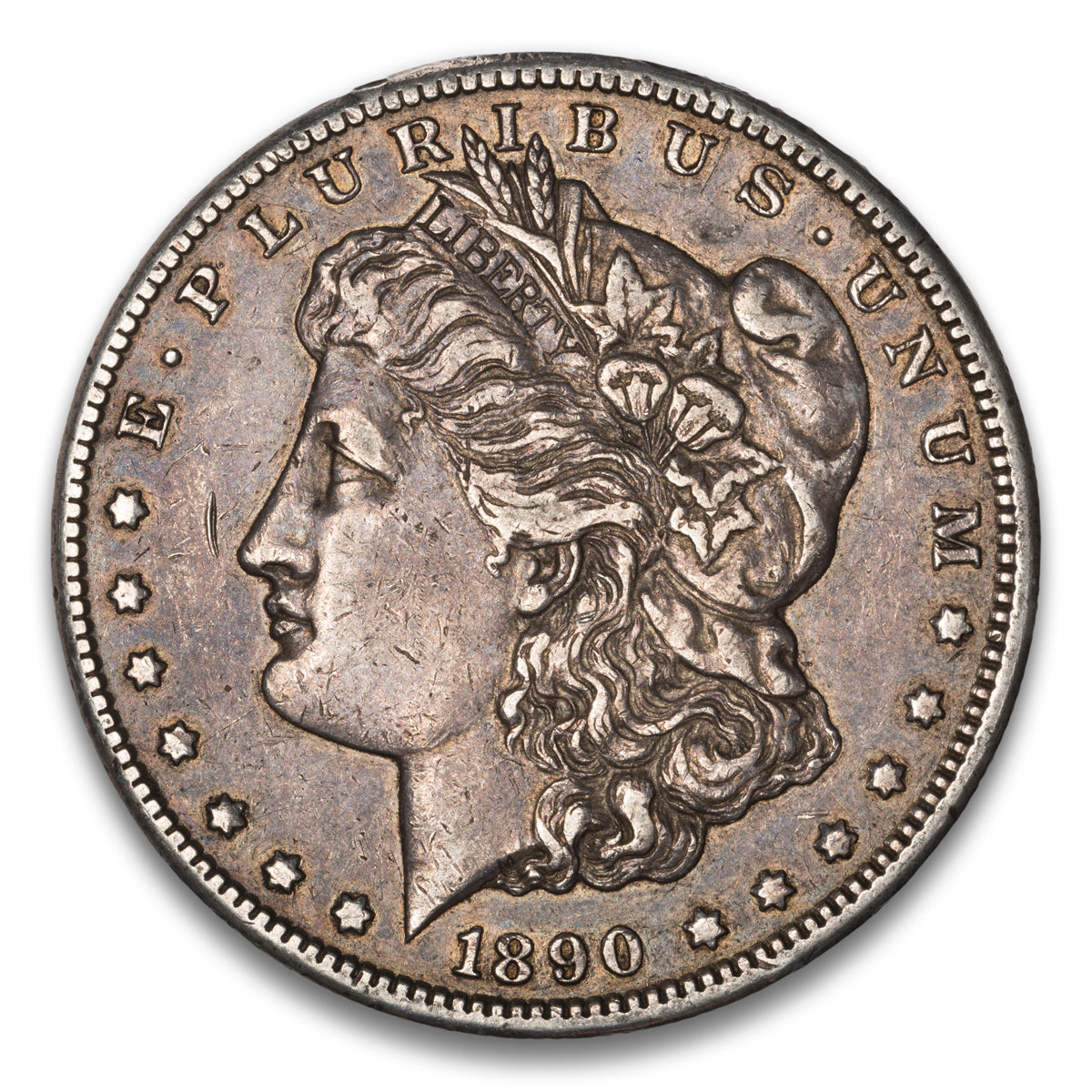 US $1 Morgan 1890CC VAM 8 Non-Certified VF-30