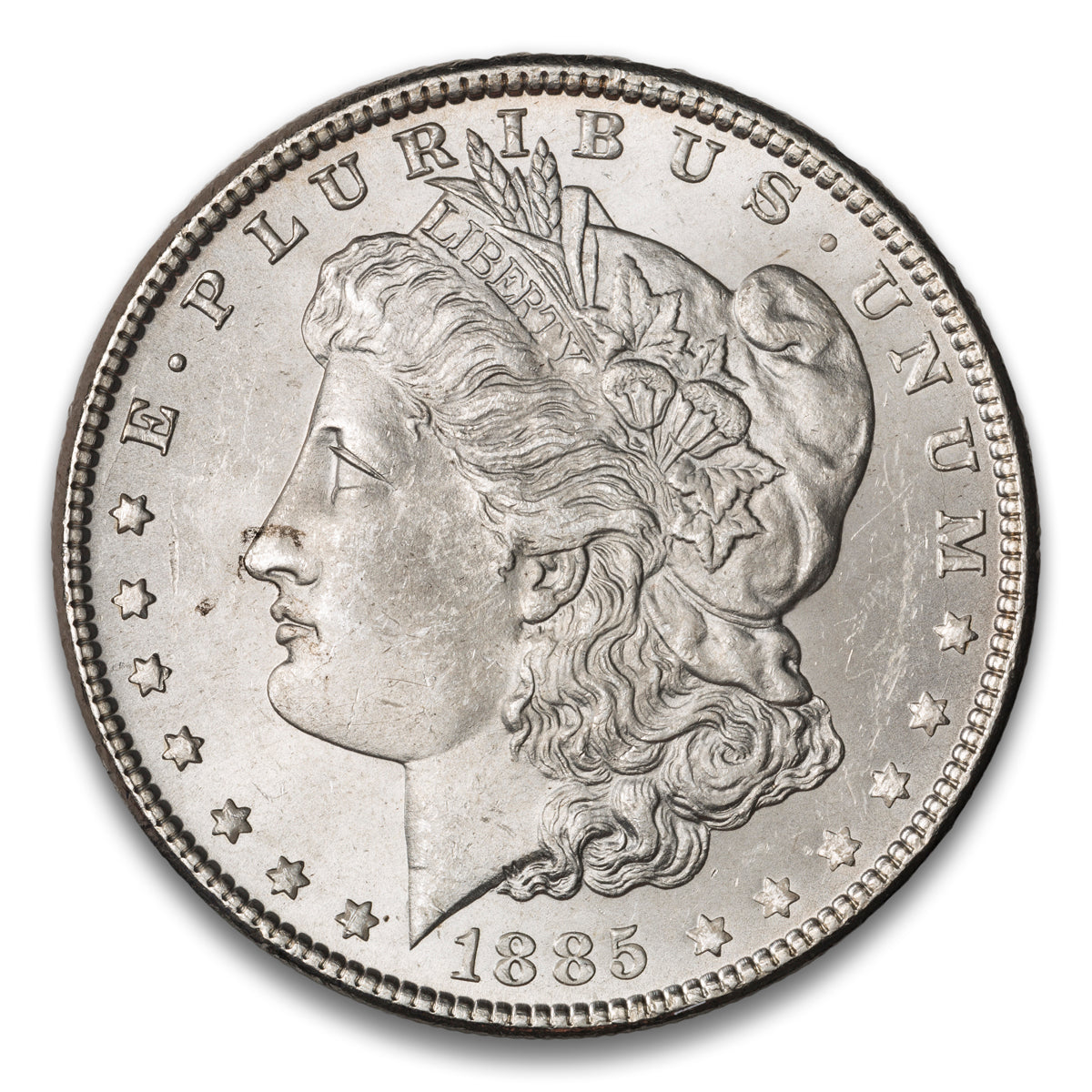US $1 Morgan 1885 Non-Certified MS-64