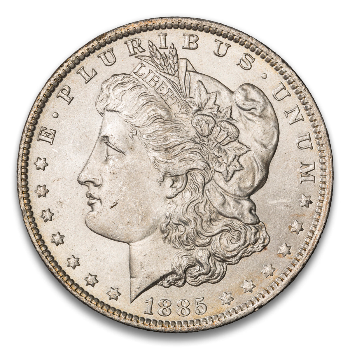 US $1 Morgan 1885O Non-Certified MS-64