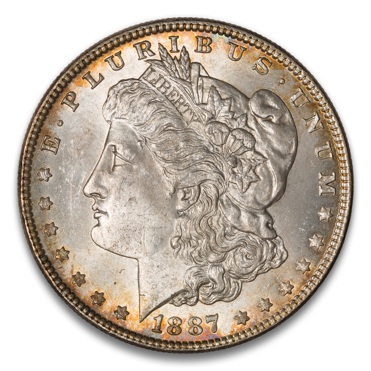 US $1 Morgan 1887 Non-Certified MS-65
