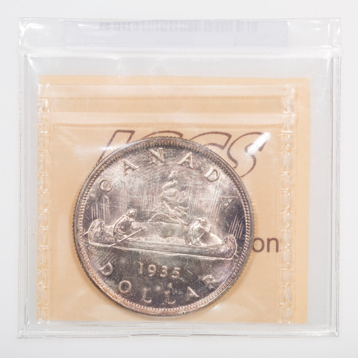$1 1935 Dbl XXV; Dbl Voyageur ICCS MS-65
