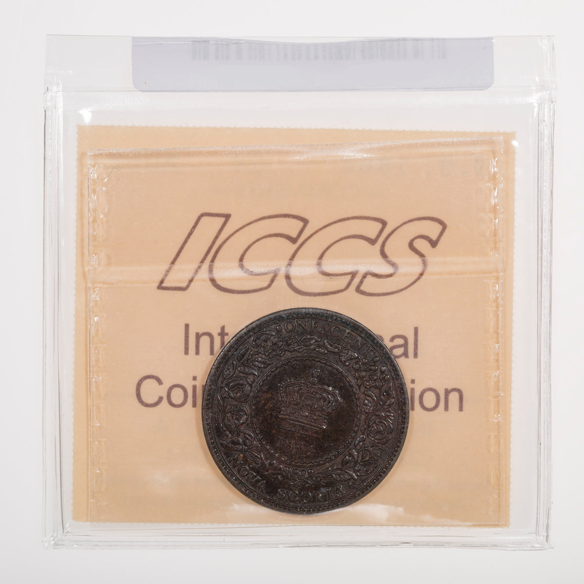 NS 1 Cent 1864 ICCS AU-50