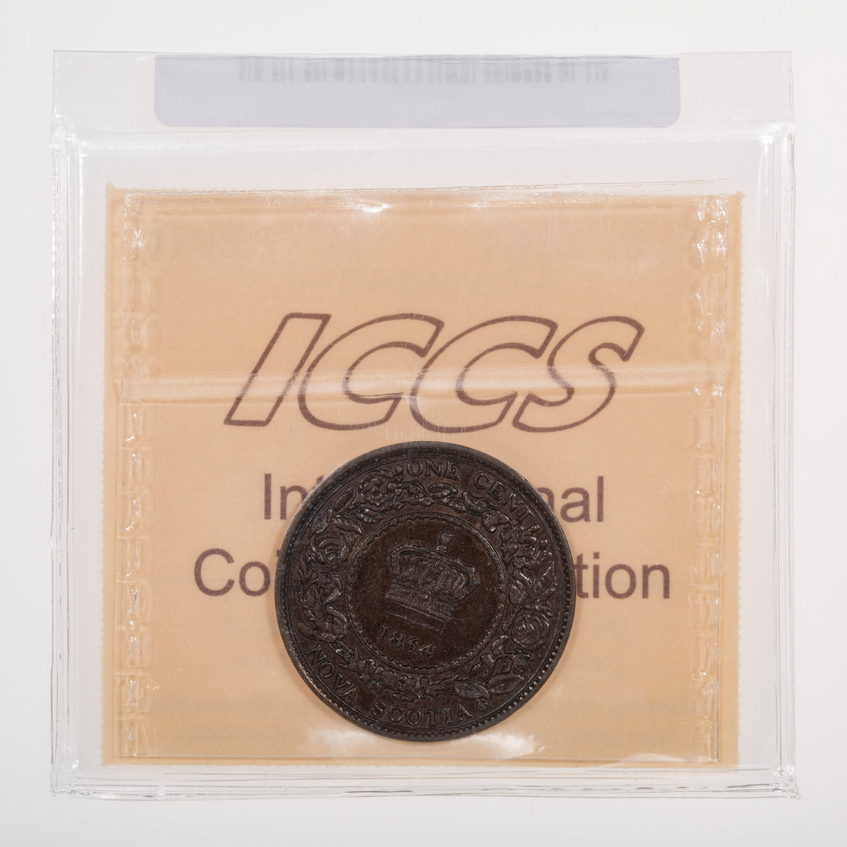 NS 1 Cent 1864 ICCS EF-40