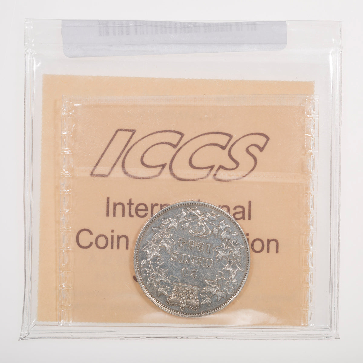 NB 20 Cent 1864 ICCS EF-40