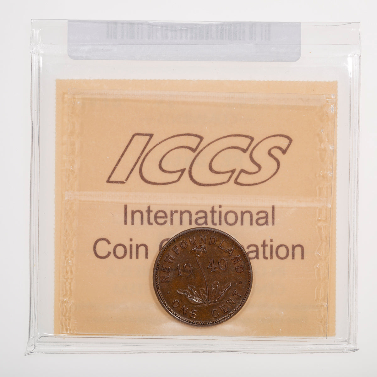 NFLD 1 Cent 1940 RE Date ICCS EF-40