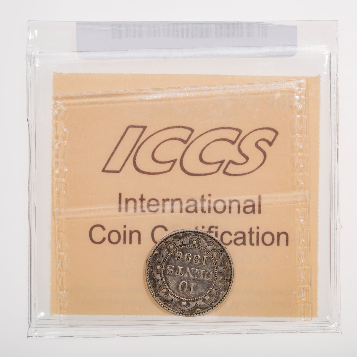 NFLD 10 Cent 1896 ICCS VF-30