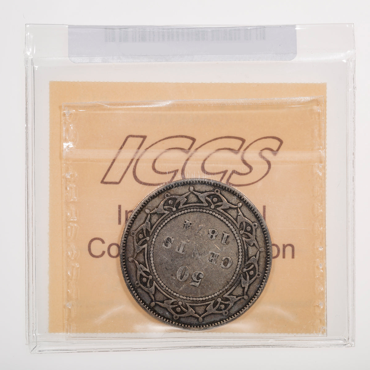 NFLD 50 Cent 1874 ICCS F-12