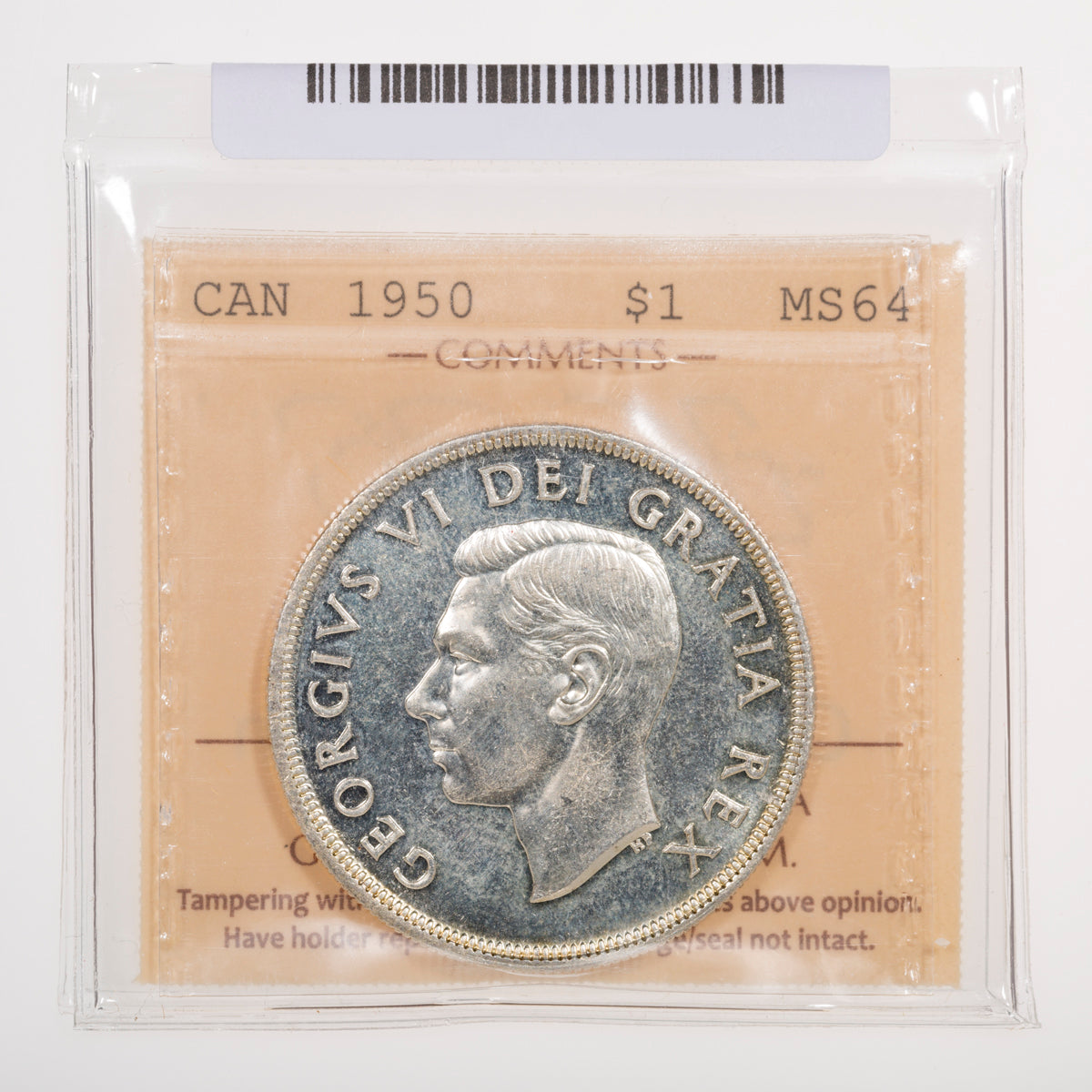 $1 1950 SWL ICCS MS-64