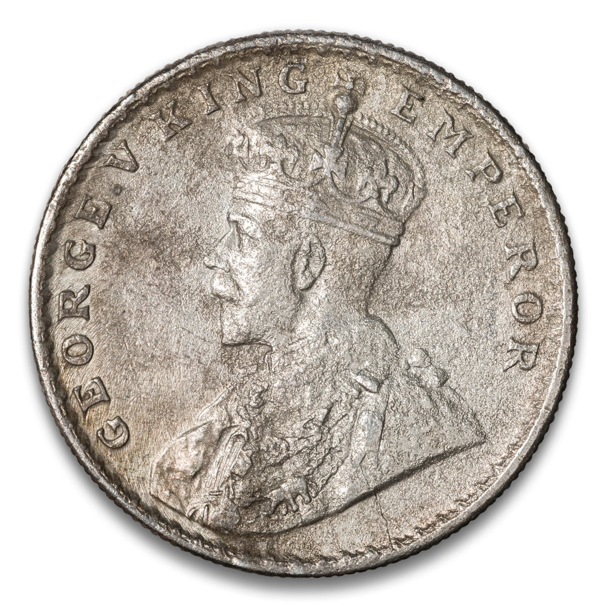 India  Silver 1 Rupee 1919