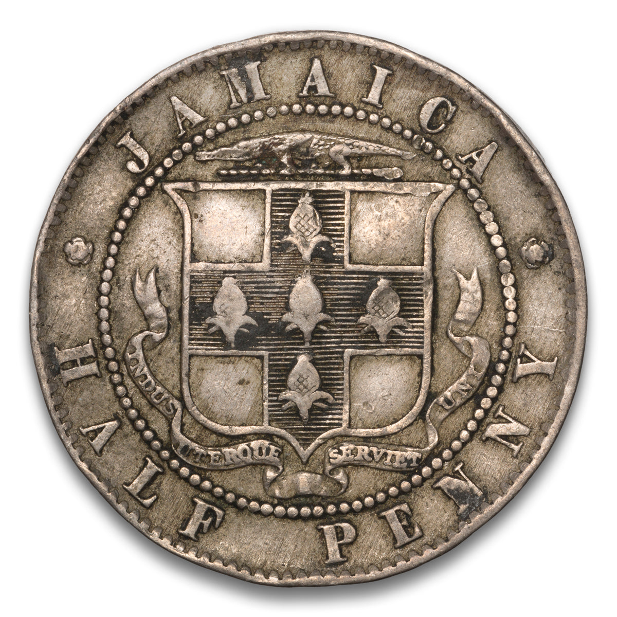 Jamaica Base 1/2 Penny 1902