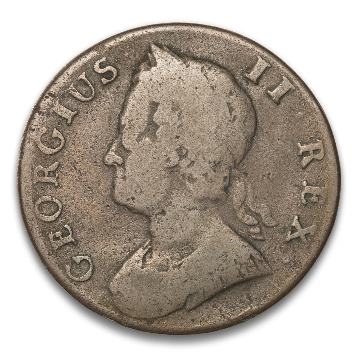 Great Britain Base 1/2 Penny 1740