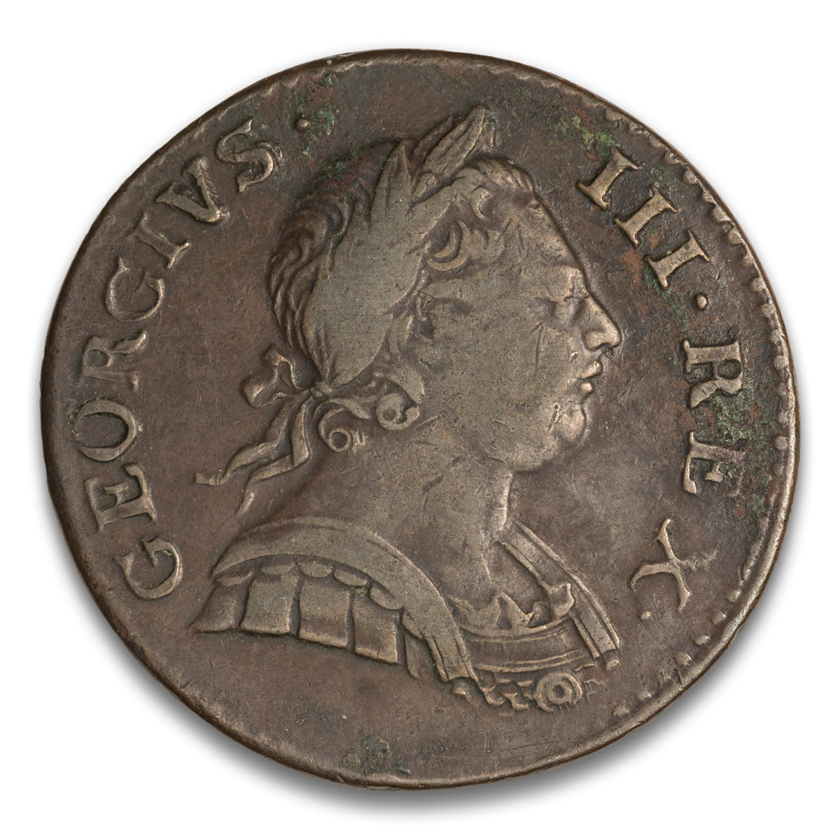 Great Britain Base 1/2 Penny 1773
