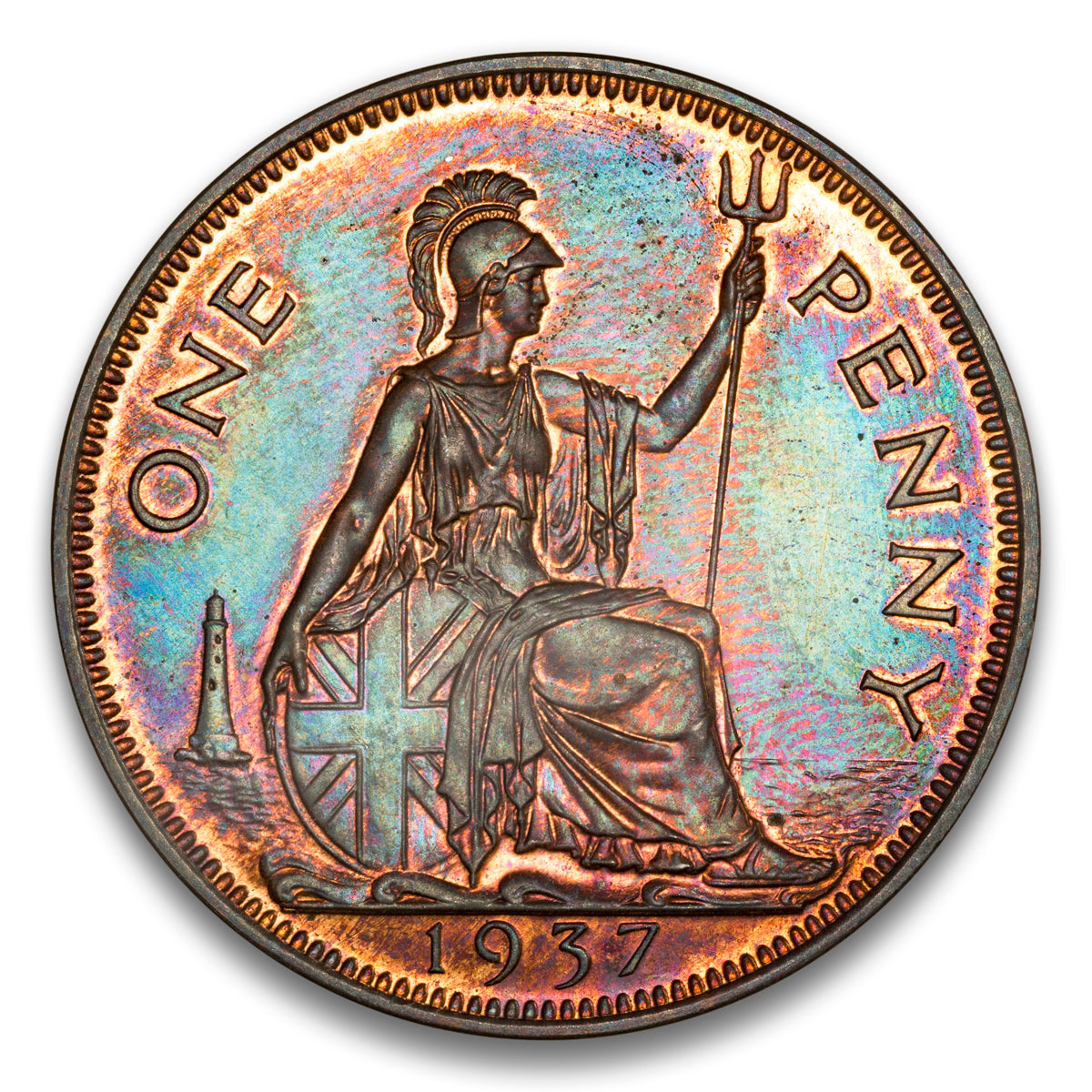 Great Britain Base 1 Penny 1937