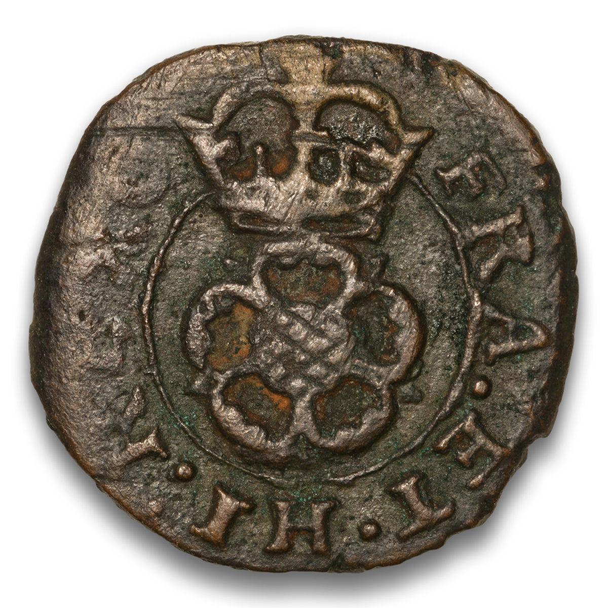 England Base 1 'rose' farthing 1635-1644
