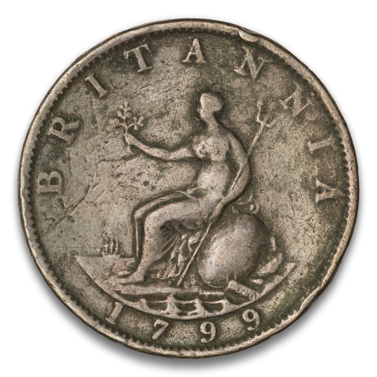 Great Britain Base 1/2 Penny 1799