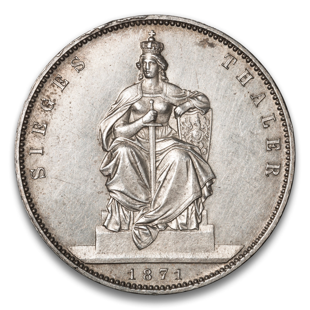 Prussia - German State Silver 1 Thaler 1871 A