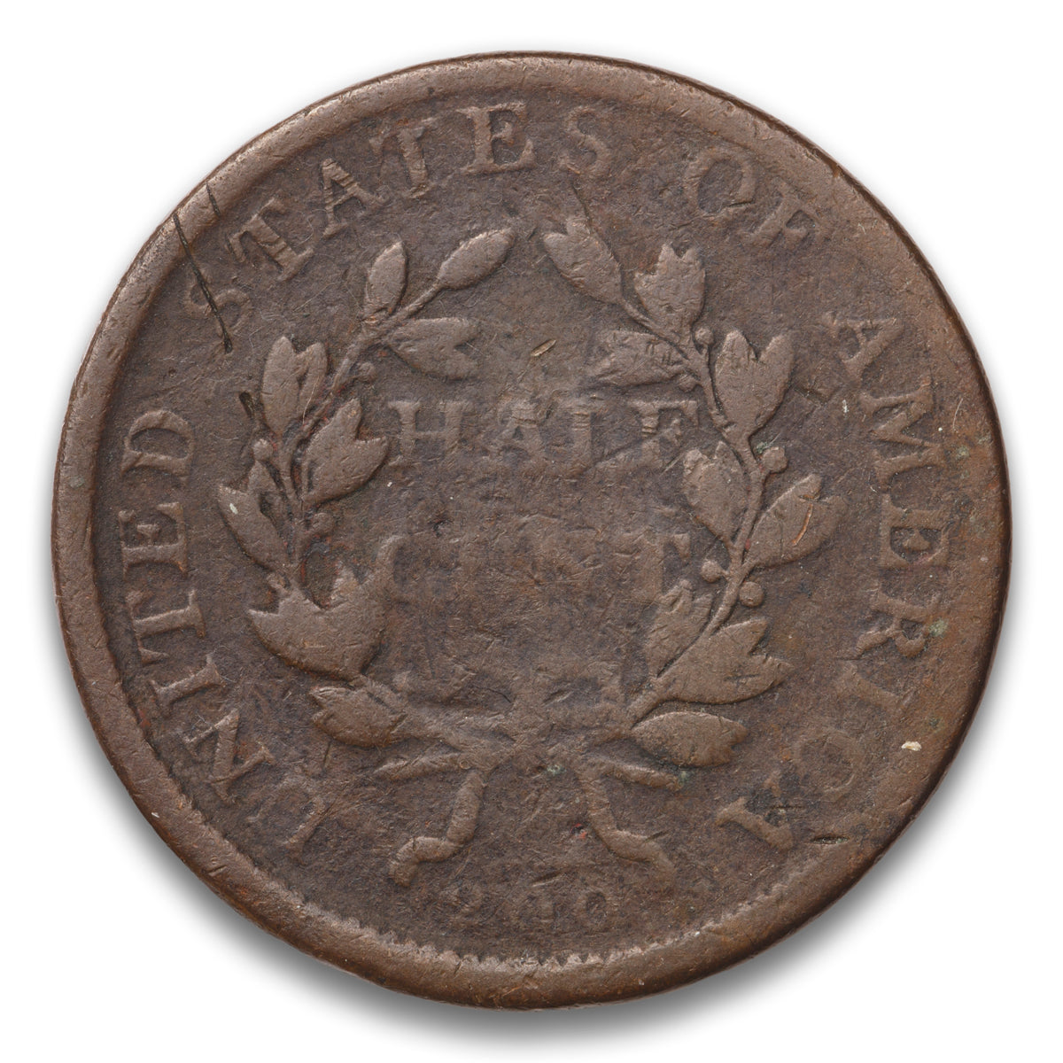 US Half Cent Draped Bust 1807 Non-Certified G-4