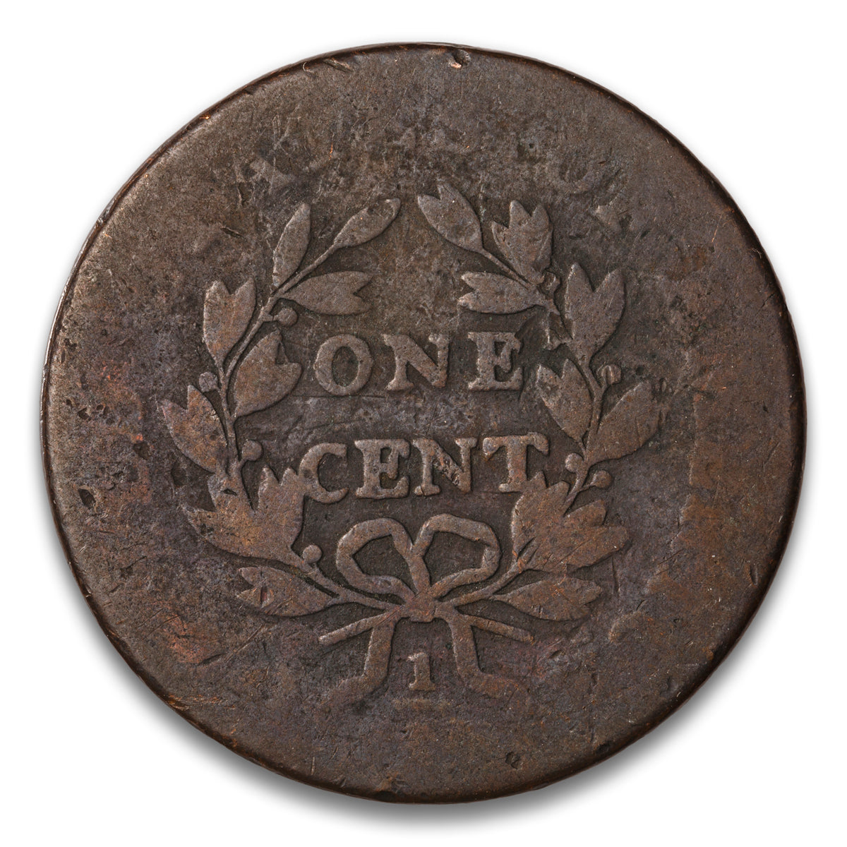 US 1 Cent Draped Bust 1798 Non-Certified PO-1