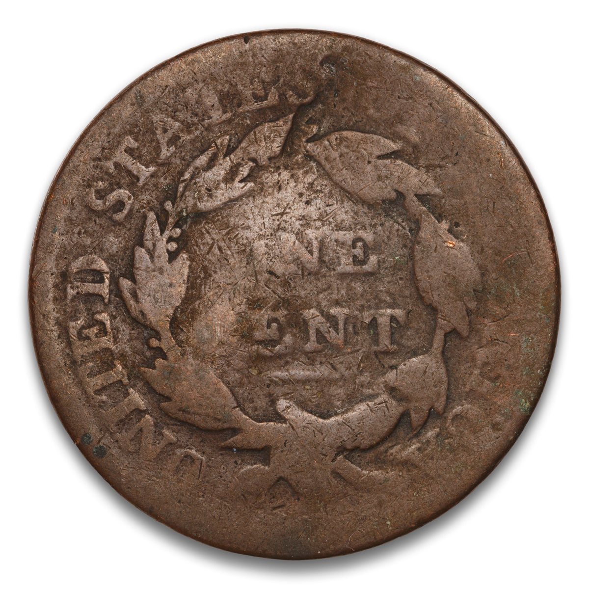 US 1 Cent Coronet 1816 Non-Certified FR-2
