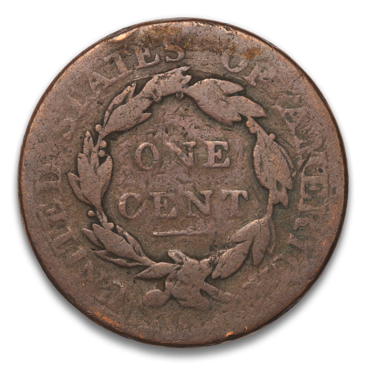 US 1 Cent Coronet 1818 Non-Certified G-6