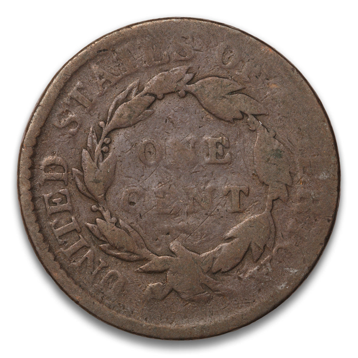 US 1 Cent Coronet 1818 Non-Certified G-4