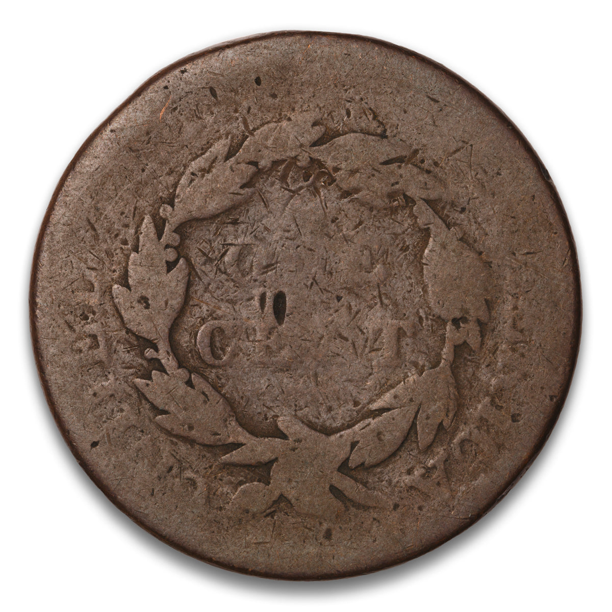 US 1 Cent Coronet 1818 Non-Certified aG-3